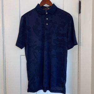Blue Camo RLX Golf Shirt (M)